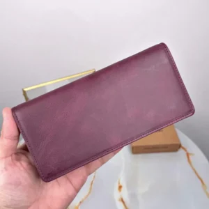 Geldbörse aus echtem Leder mit Handyfach – mit Handgriff | 2028