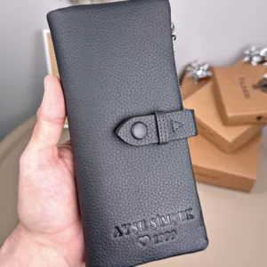 Damengeldbörse – Echtleder, Reißverschluss & Magnetverschluss | 2133