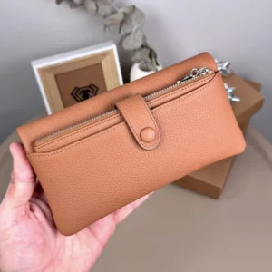 Geldbörse mit Handyfach – Echtleder, Kartenhalter | 2134