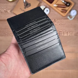 Magnetisches Kartenetui aus echtem Leder | 2138